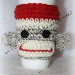 Sock Monkey Coffee Cup Hug..
